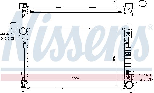 Nissens 62786A - Radiator, racire motor www.parts5.com