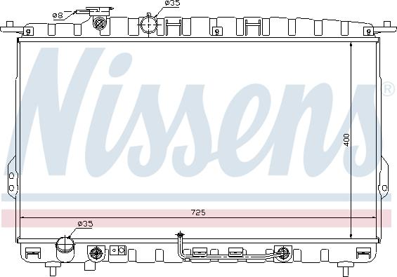 Nissens 67028 - Radiator, engine cooling www.parts5.com