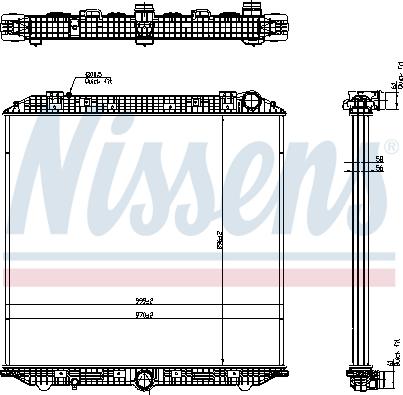 Nissens 671750 - Радиатор, охлаждане на двигателя www.parts5.com