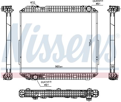 Nissens 671780 - Hladnjak, hlađenje motora www.parts5.com