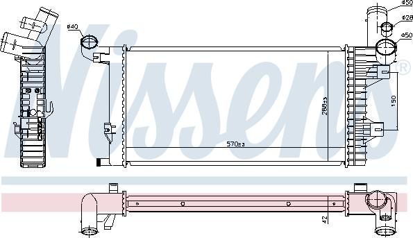 Nissens 67172 - Radiator, engine cooling www.parts5.com