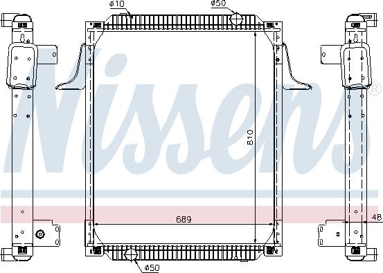 Nissens 67257 - Jäähdytin,moottorin jäähdytys www.parts5.com