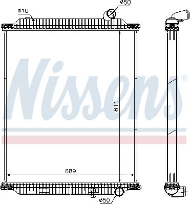 Nissens 672060 - Ψυγείο, ψύξη κινητήρα www.parts5.com