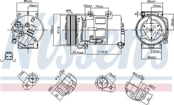 Nissens 89493 - Kompresor, klimtatska naprava parts5.com