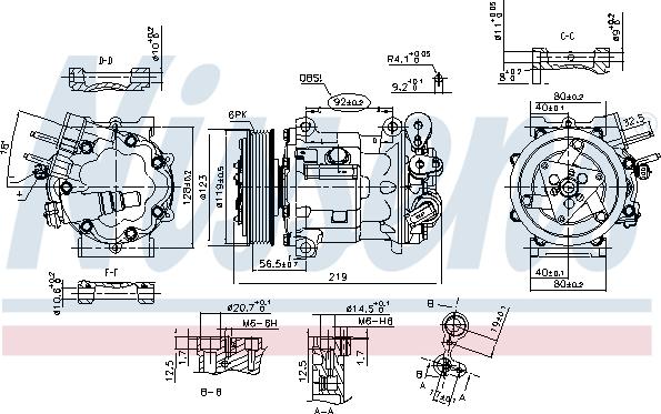 Nissens 89404 - Kompresör, klima sistemi www.parts5.com