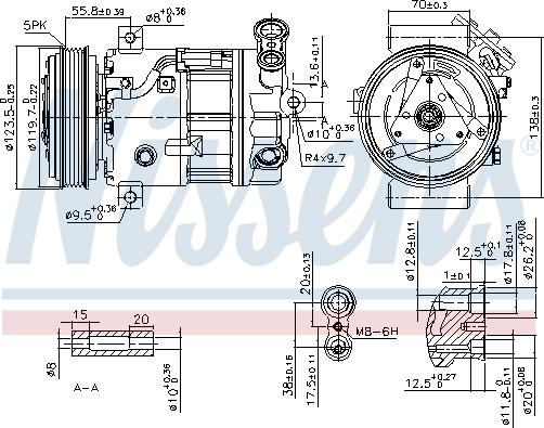 Nissens 89577 - Kompresör, klima sistemi www.parts5.com