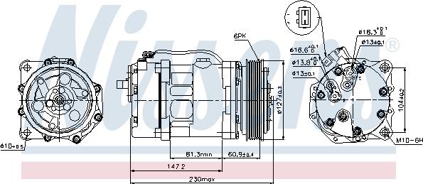 Nissens 89044 - Compresor, aire acondicionado www.parts5.com