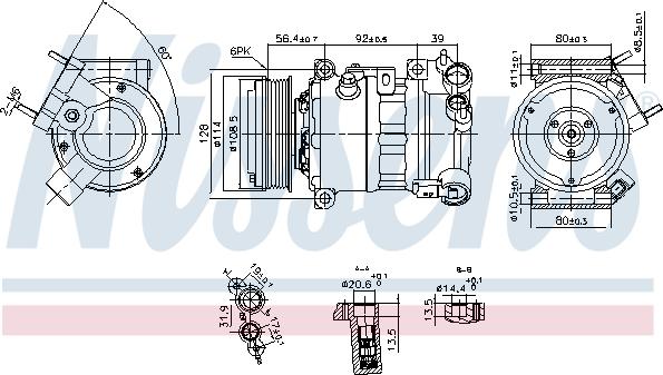 Nissens 890599 - Kompresszor, klíma www.parts5.com