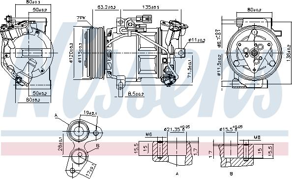 Nissens 890653 - Kompresor, klimtatska naprava www.parts5.com