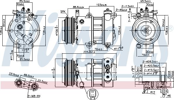 Nissens 890664 - Kompresor, klimtatska naprava www.parts5.com