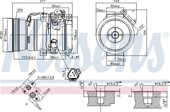 Nissens 890066 - Compresor, climatizare www.parts5.com