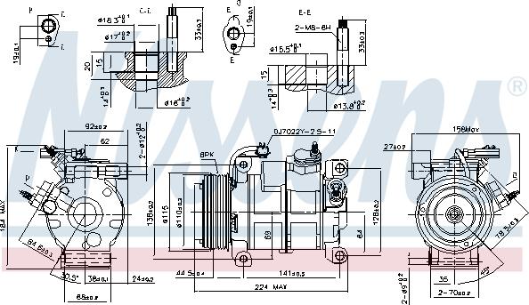 Nissens 890169 - Kompressori, ilmastointilaite www.parts5.com