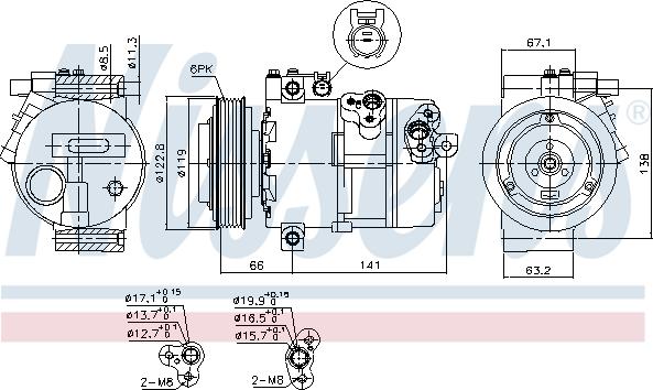 Nissens 890394 - Compresor, aire acondicionado www.parts5.com