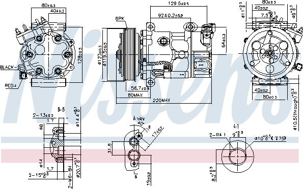 Nissens 890743 - Compresor, climatizare www.parts5.com