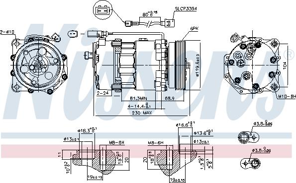 Nissens 890761 - Compresseur, climatisation www.parts5.com