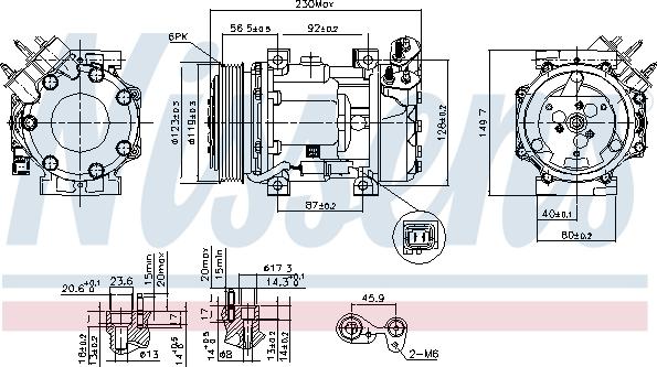 Nissens 89076 - Компресор, климатизация www.parts5.com