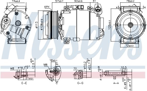 Nissens 890714 - Compressor, air conditioning www.parts5.com