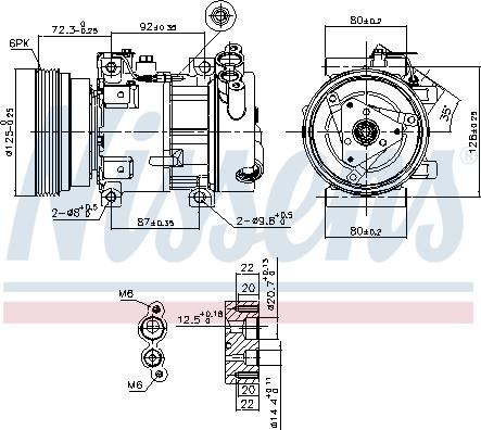 Nissens 89148 - Compresor, aire acondicionado www.parts5.com