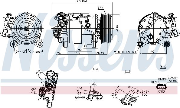 Nissens 891019 - Compresseur, climatisation www.parts5.com