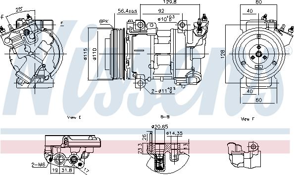 Nissens 891016 - Kompresor, klima-uređaj www.parts5.com