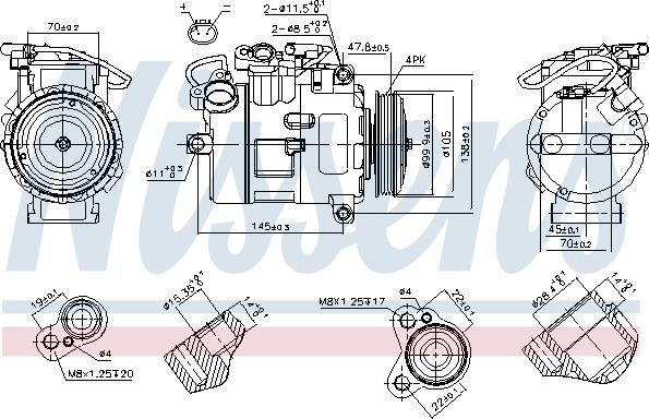 Nissens 89116 - Compressor, air conditioning www.parts5.com