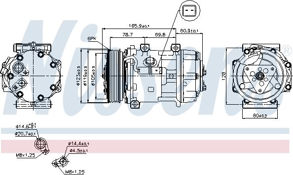 Nissens 89136 - Kompresör, klima sistemi www.parts5.com