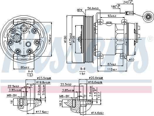 Nissens 89353 - Compresor, climatizare www.parts5.com