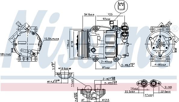 Nissens 89336 - Compressor, air conditioning www.parts5.com