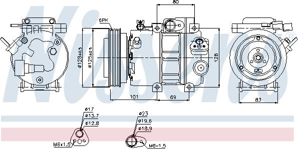 Nissens 89298 - Compressor, air conditioning www.parts5.com