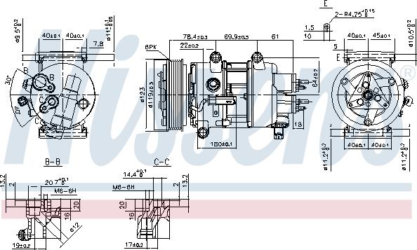 Nissens 89201 - Compressor, air conditioning parts5.com