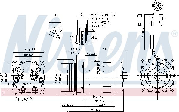 Nissens 89220 - Compressor, air conditioning www.parts5.com