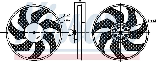 Nissens 85956 - Ventilador, refrigeración del motor www.parts5.com