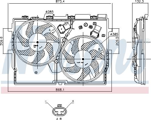 Nissens 85958 - Ventilador, refrigeración del motor www.parts5.com