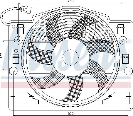 Nissens 85420 - Fan, radiator www.parts5.com