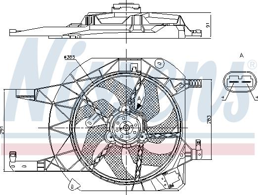 Nissens 85883 - Ventilaator,mootorijahutus www.parts5.com