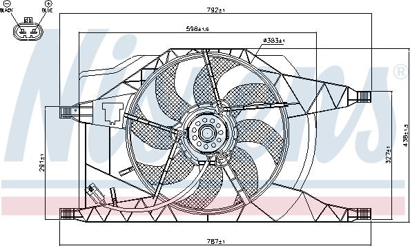 Nissens 85257 - Ventilaator,mootorijahutus www.parts5.com