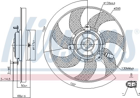 Nissens 85733 - Tuuletin, moottorin jäähdytys www.parts5.com