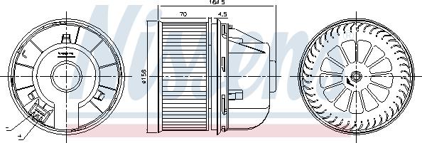 Nissens 87492 - Ventilador habitáculo www.parts5.com