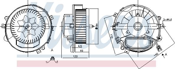 Nissens 87426 - Kalorifer motoru www.parts5.com