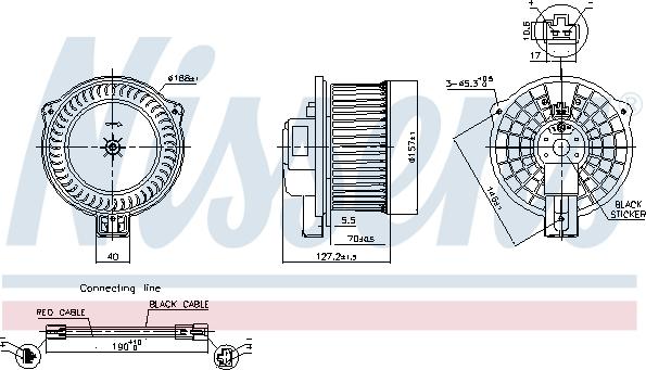 Nissens 87630 - Ventilador habitáculo www.parts5.com