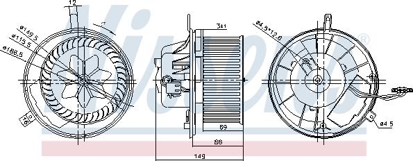 Nissens 87032 - Ventilador habitáculo www.parts5.com