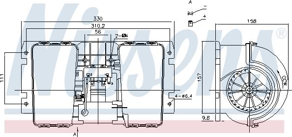 Nissens 87146 - Вентилатор вътрешно пространство www.parts5.com