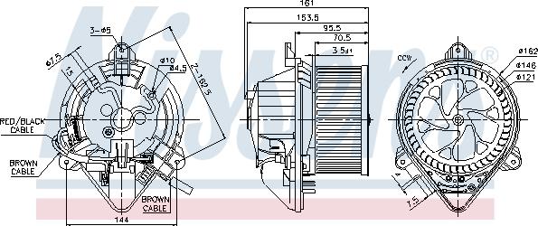 Nissens 87130 - Βεντιλατέρ εσωτερικού χώρου www.parts5.com