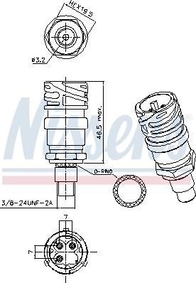 Nissens 301028 - Pressure Switch, air conditioning www.parts5.com