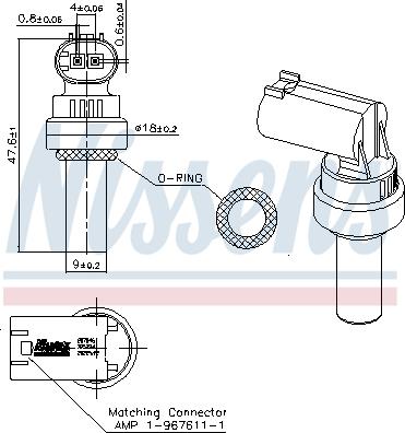 Nissens 207046 - Senzor,temperatura lichid de racire www.parts5.com