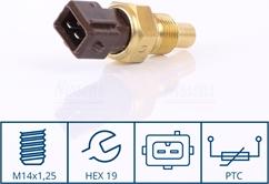 Nissens 207014 - Sensor, coolant temperature www.parts5.com