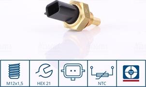 Nissens 207022 - Sensor, coolant temperature www.parts5.com