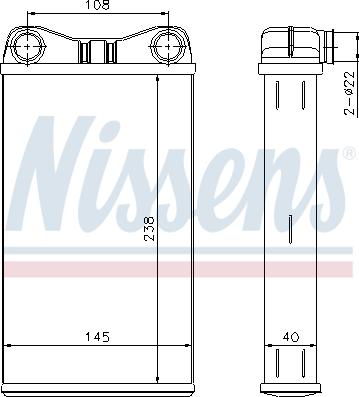 Nissens 70227 - Schimbator caldura, incalzire habitaclu www.parts5.com