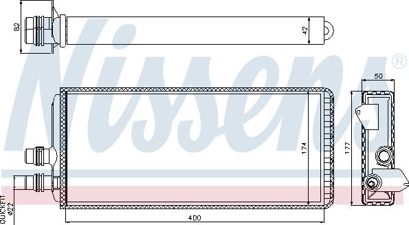 Nissens 71815 - Izmjenjivač topline, grijanje unutrašnjosti www.parts5.com