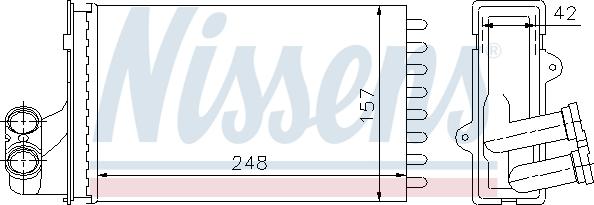 Nissens 72984 - Výměník tepla, vnitřní vytápění www.parts5.com